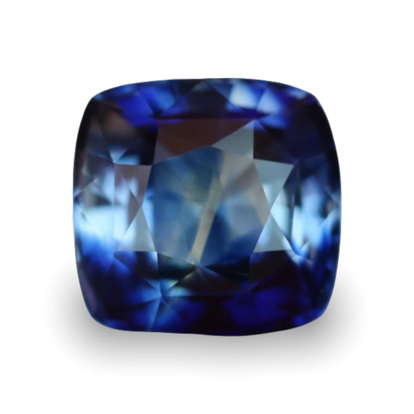 1,20 Karat, runder blaugrüner Saphir, 6,1 mm x 6,1 mm x 4,2 mm