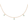 Oracle Opal Fringe Necklace, 3 Charm