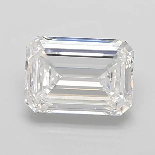 3.00ct Emerald Lab Grown Diamond (Colour E, Clarity IF, IGI Certified)