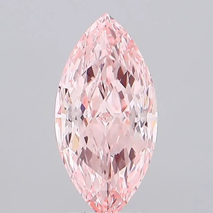 3.00ct Marquise Lab Grown Diamond (Colour Fancy Vivid Pink, Clarity VVS2, IGI Certified)