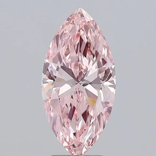 3.00ct Marquise Lab Grown Diamond (Colour Fancy Vivid Pink, Clarity VVS2, IGI Certified)