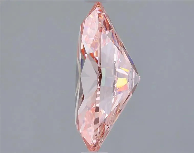 3.00ct Oval Lab Grown Diamond (Colour Fancy Vivid Pink, Clarity VVS2, IGI Certified)