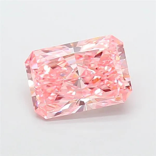 3.00ct Radiant Lab Grown Diamond (Colour Fancy Vivid Pink, Clarity VVS2, IGI Certified)