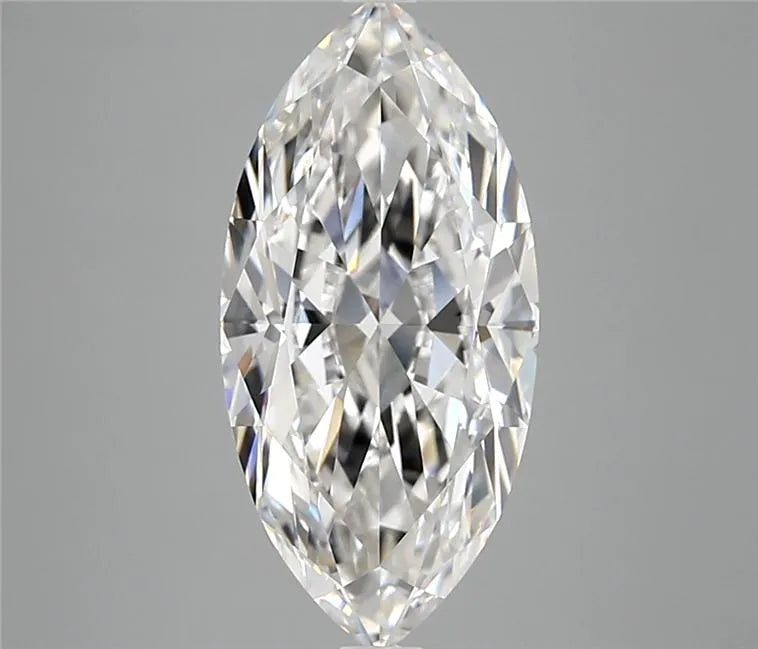 3.01ct Marquise Natural Diamond (Colour E, Clarity IF, GIA Certified)