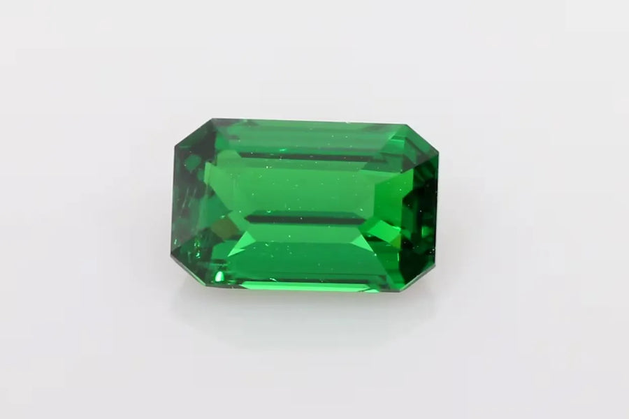 3.02ct Emerald Natural Garnet (Colour Green, Clarity Eye Clean, Cut Faceted)