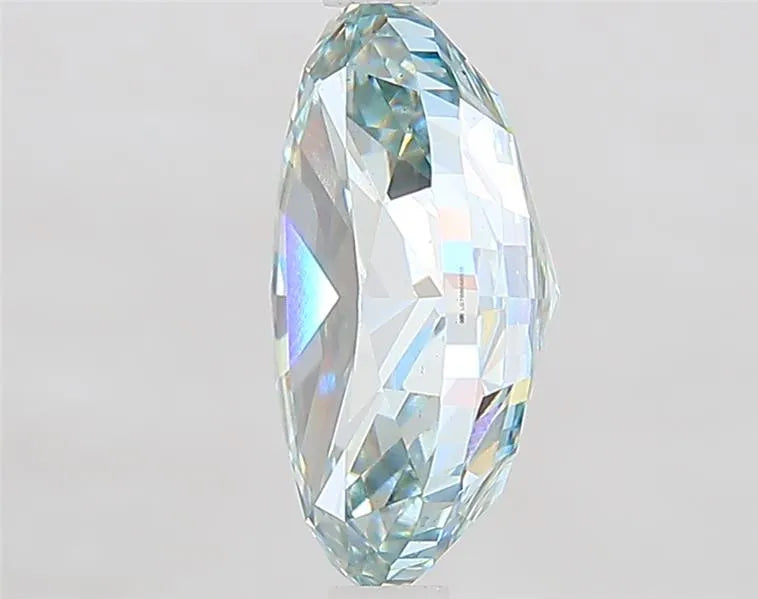 3.02ct Oval Lab Grown Diamond (Colour Fancy Light Blue, Clarity VS1, IGI Certified)