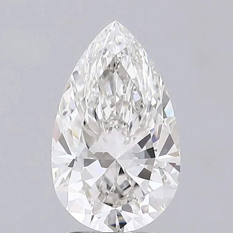 3.05ct Pear Lab Grown Diamond (Colour G, Clarity VVS2, IGI Certified)