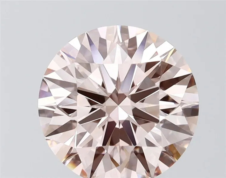 3.10ct Round Lab Grown Diamond (Colour Fancy Intense Pink, Clarity VVS2, Cut ID, IGI Certified)