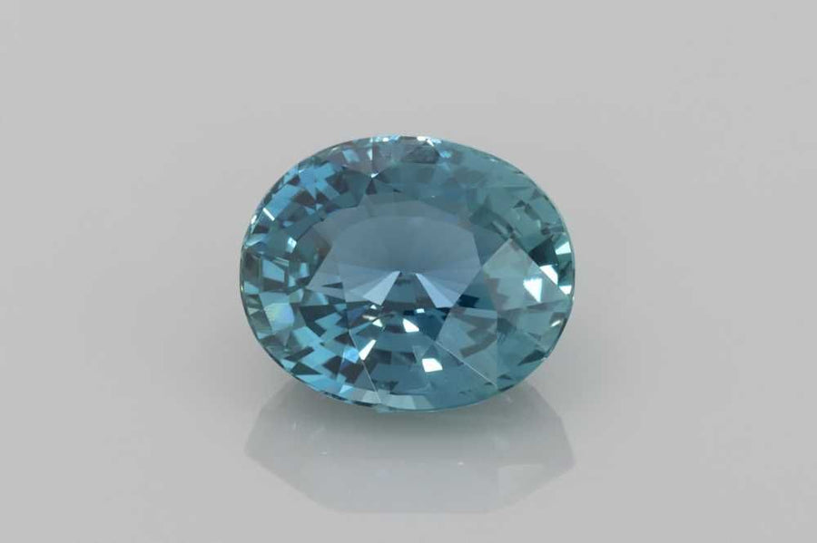 3.11ct Oval Natural Sapphire (Colour Teal, Clarity Eye Clean, Cut Faceted)