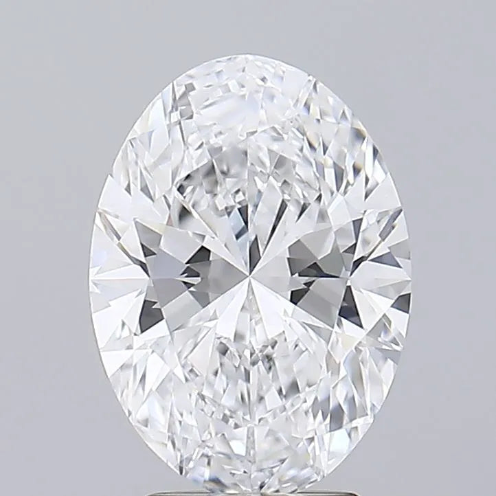3.22ct Oval Lab Grown Diamond (Colour D, Clarity VVS2, IGI Certified)
