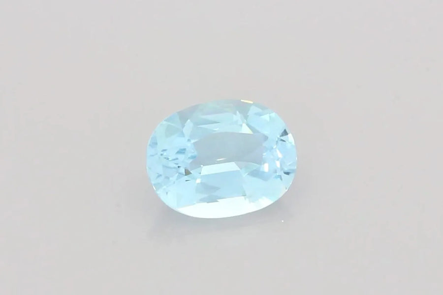 3.29ct Oval Natural Aquamarine (Colour Blue, Clarity Eye Clean, Cut Faceted)