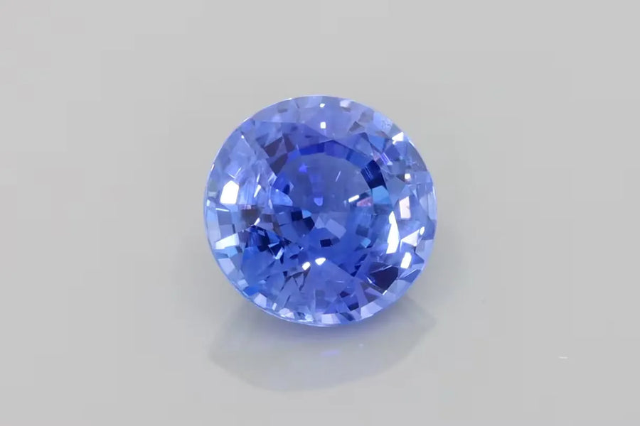 3.48ct Round Natural Sapphire (Colour Blue, Clarity Eye Clean, Cut Faceted)