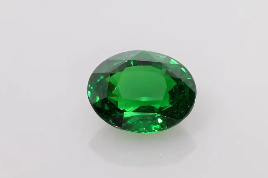 3.53ct Oval Natural Garnet (Colour Green, Clarity Eye Clean, Cut Faceted)