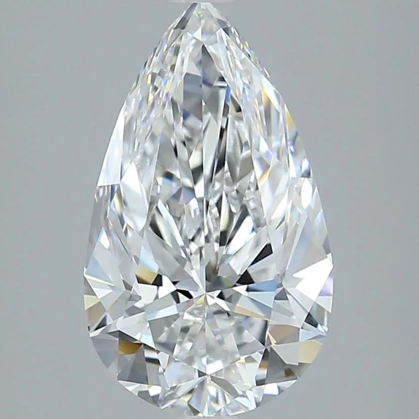 3.61ct Pear Natural Diamond (Colour D, Clarity VVS2, Cut EX, GIA Certified)