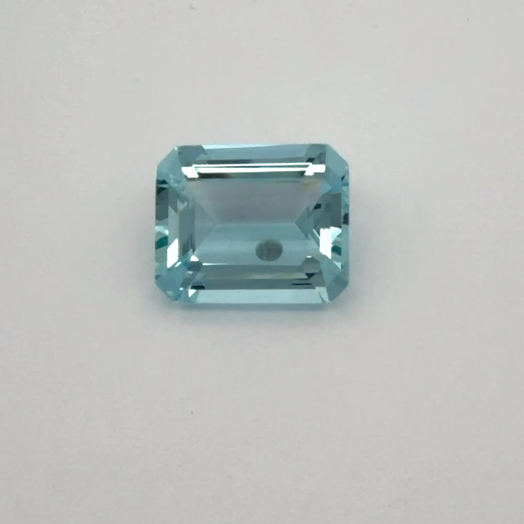 3.80ct Octagonal Natural Aquamarine (Colour Blue, Clarity Eye Clean, Cut Step)