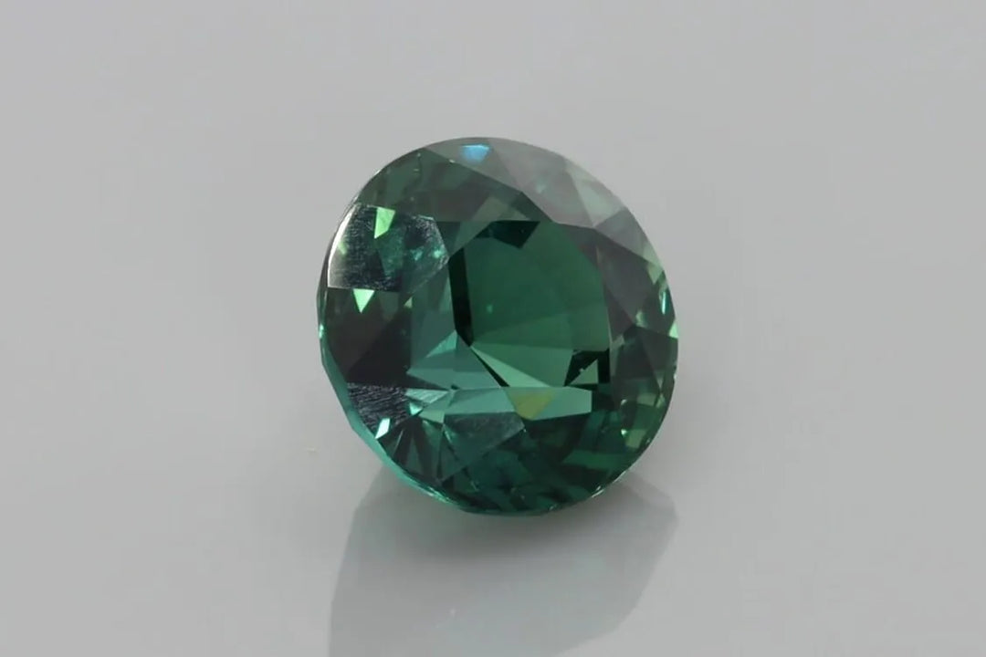 4.00ct Round Natural Sapphire (Colour Teal, Clarity Eye Clean, Cut Faceted)