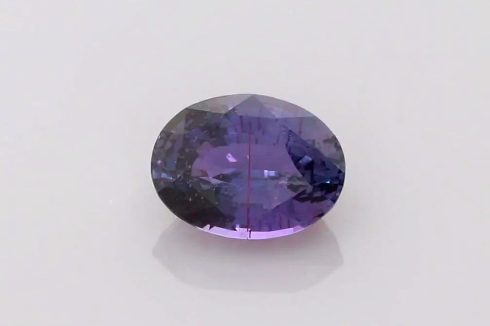4.03ct Oval Natural Sapphire (Colour Purple, Clarity Slightly Included, Cut Faceted)