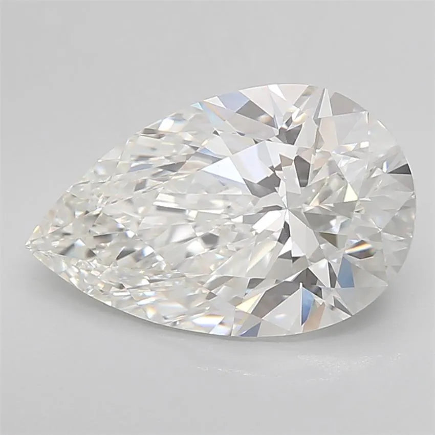 5.00ct Pear Lab Grown Diamond (Colour F, Clarity IF, IGI Certified)