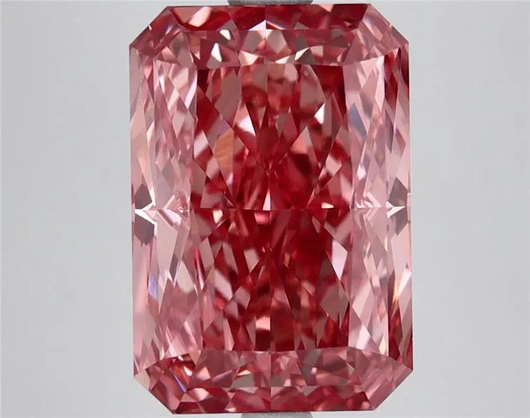 5.26ct Radiant Lab Grown Diamond (Colour Fancy Vivid Pink, Clarity VVS2, IGI Certified)