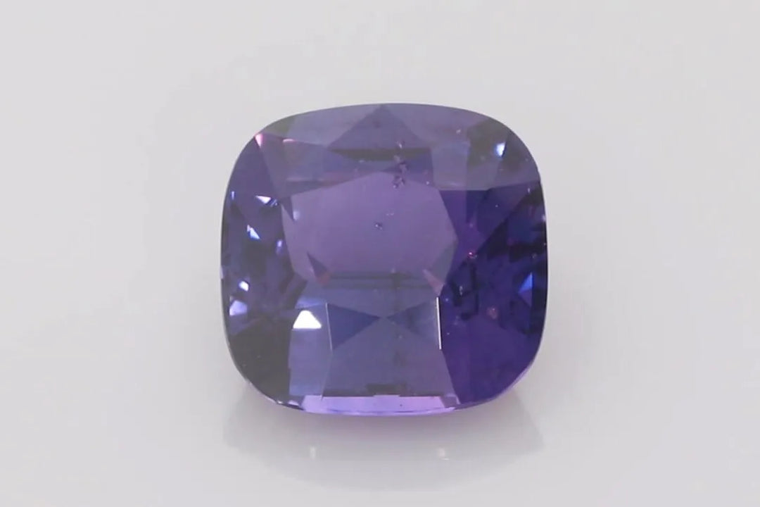 6.07ct Cushion Natural Sapphire (Colour Purple, Clarity Slightly Included, Cut Faceted)
