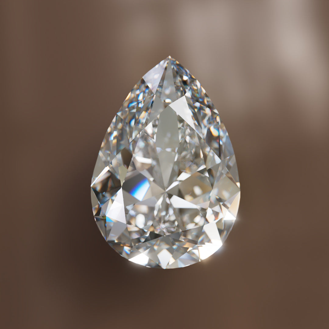 Päärynänmuotoiset kihlasormukset