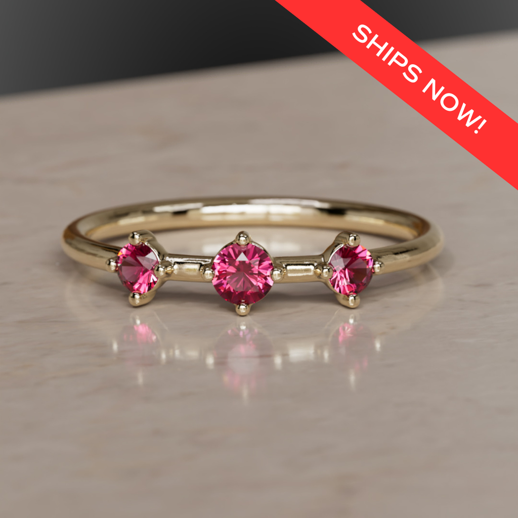 July Birthstone Ruby Eros Ring