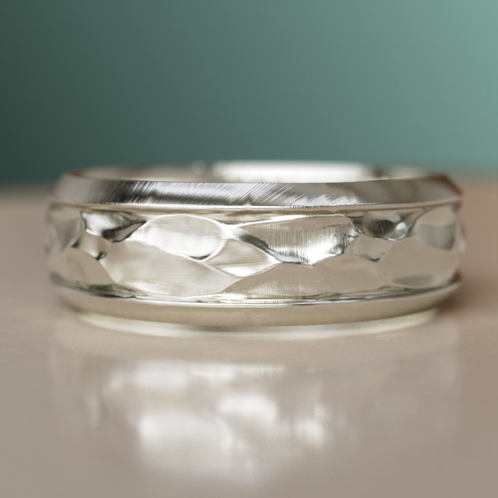 Marcus Unique Nature Inspired Vintage Men's Wedding Ring