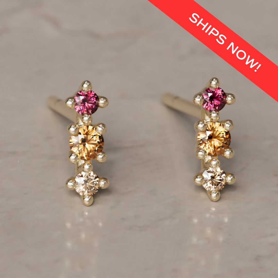 Thalia Oorbellen, Bloom (Klaar om te Verzenden)