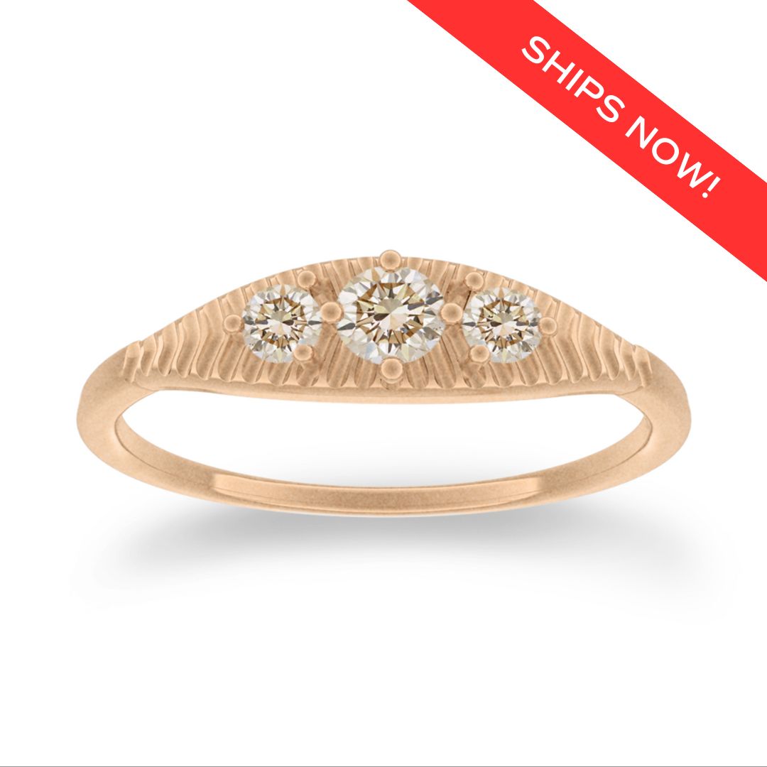 Mojave Ring, Champagne Diamond