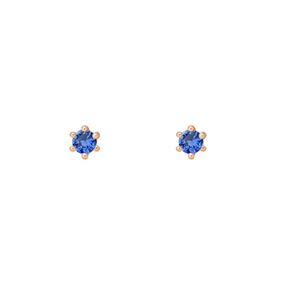 Birthstone Earrings: September Sapphire