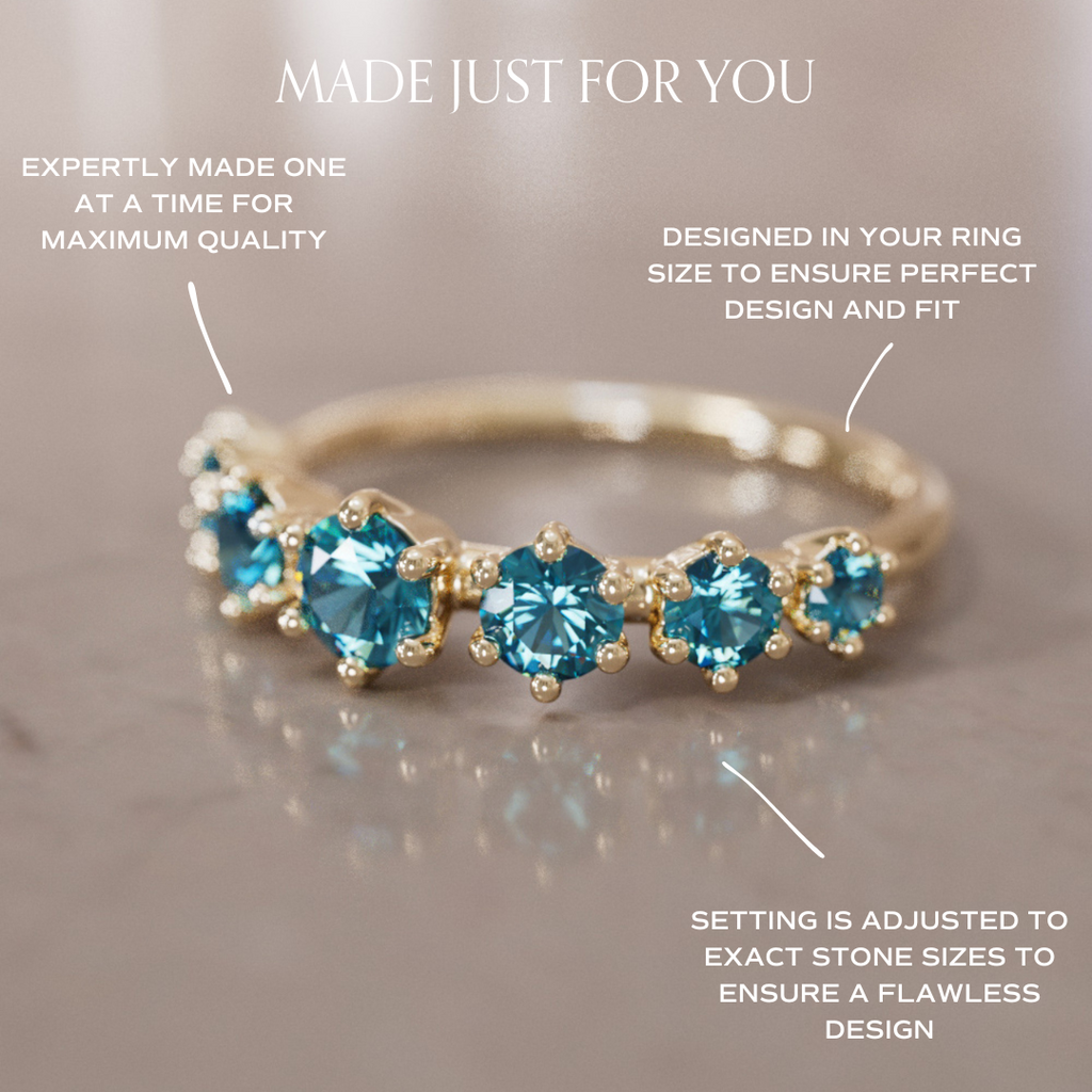 Helena Ring, Blue Sapphire
