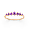 Amethyst Dainty Stacking Ethical Ring By Valley Rose