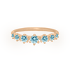 Aquamarine Stackable Ethical Ring By Valley Rose