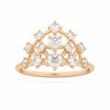 Celestial Diamond Crown Engagement Ring By Valley Rose