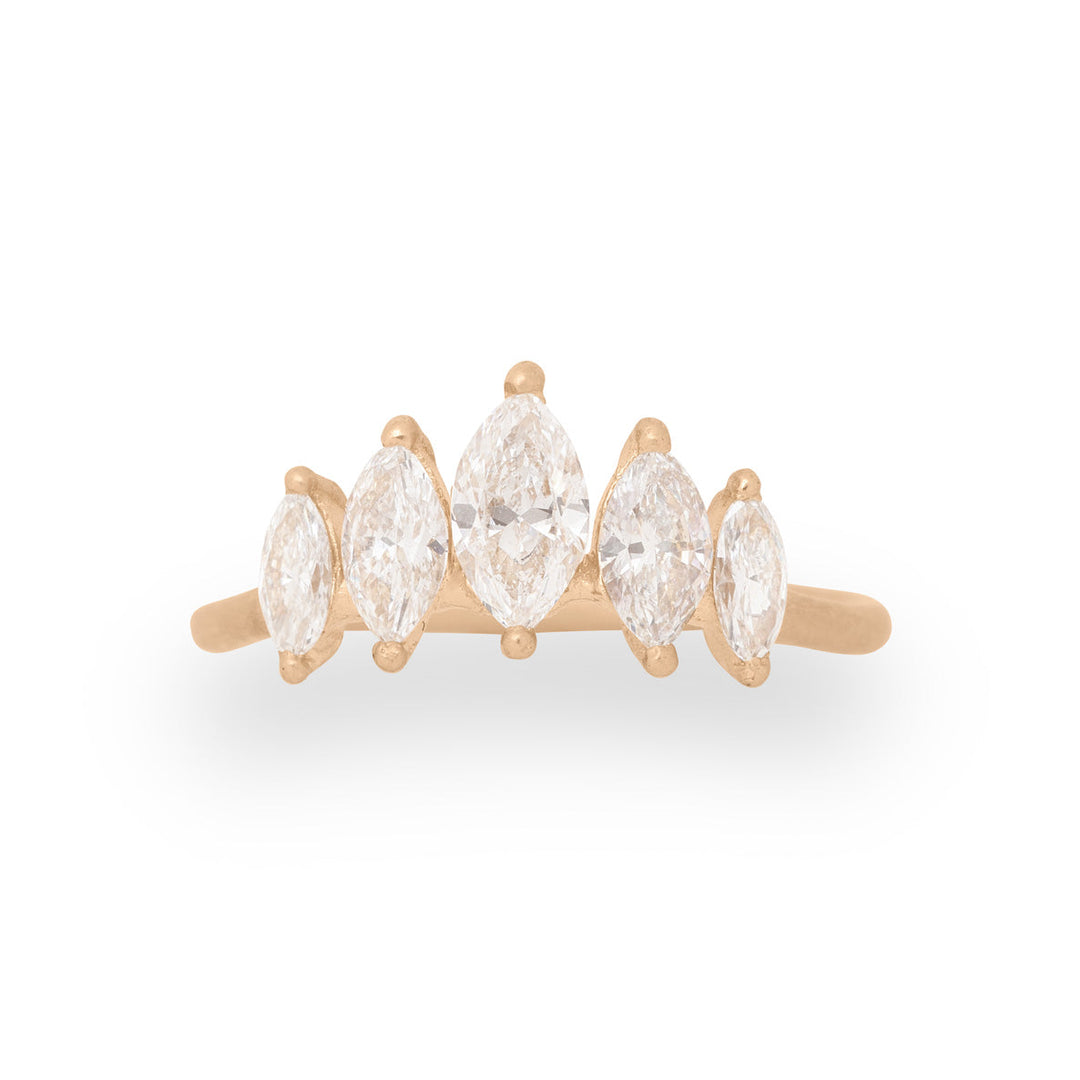 Celestial Engagement Ring, Marquise Diamond By Valley Rose