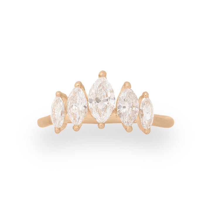 Celestial Engagement Ring, Marquise Diamond By Valley Rose