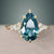 Juniper Pear Blue Sapphire Engagement Ring, Setting Only