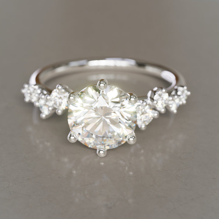 Briar Round Diamond Engagement Ring