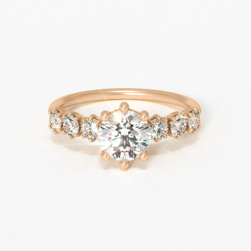 Celestial Fairytale Lab Diamond Ethical Engagement Ring By Valley Rose