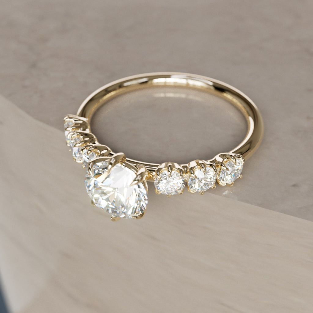 Celestial Fairytale Lab Diamond Ethical Engagement Ring By Valley Rose