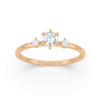 Celestial Lab Diamond Engagement Ring By Valley Rose