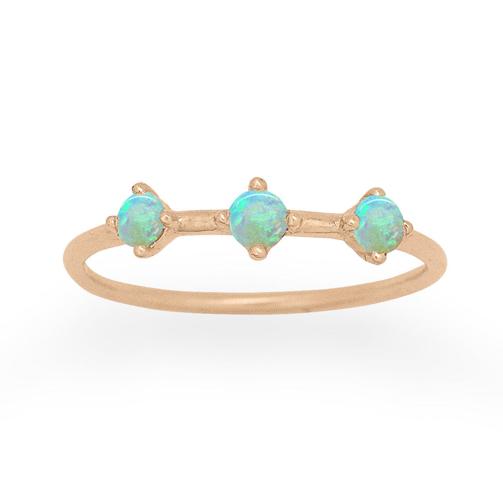Celestial Orion Constellation Opal Ring By Valley Rose