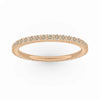 Champagne Diamond Eternity Ring, Gold Wedding Stacking Band By Valley Rose