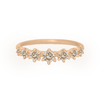 Champagne Diamond Stackable Ethical Wedding Ring By Valley Rose