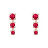 Cora Earrings, Red Ruby