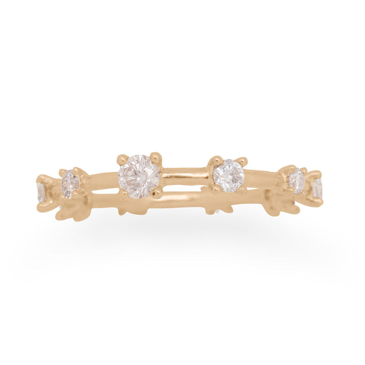 Diamond Celestial Constellation Eternity Ring By Valley Rose