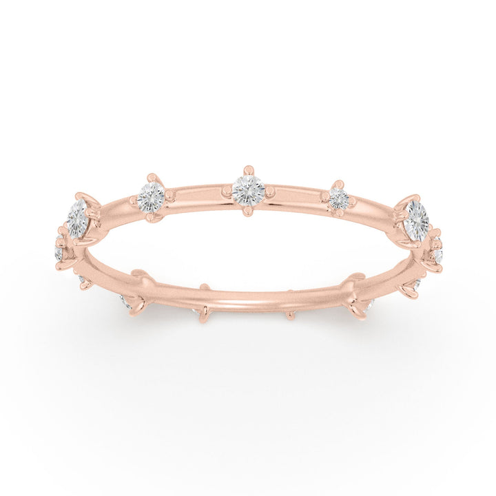 Diamond Celestial Constellation Eternity Ring By Valley Rose