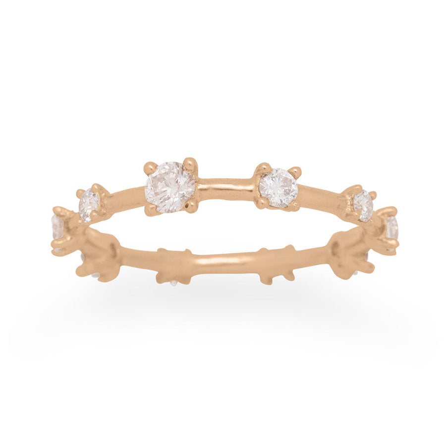 Diamond Celestial Constellation Eternity Ring By Valley Rose