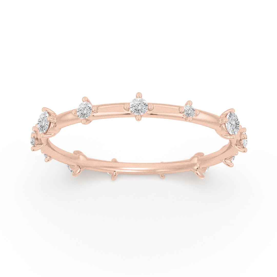 Diamond Celestial Constellation Eternity Ring By Valley Rose