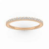 Diamond Eternity Ring, Gold Wedding Stacking Band By Valley Rose